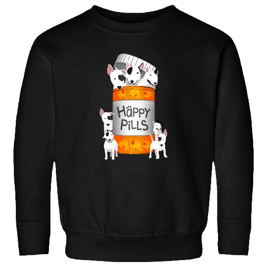 Happy Pills Bull Terrier 138 Sweatshirts