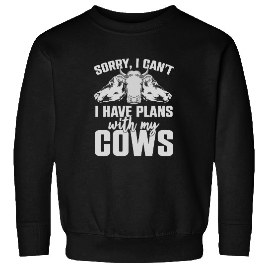 Cow Lover Farm Animal Lover Farmer Cow Lover Farming Funny Cow Sweatshirts