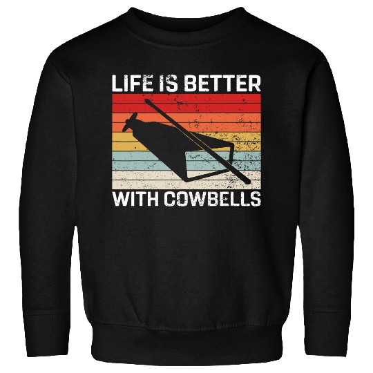 Cow Lover Bell More Cowbell vintages Funny Drummer Cowbell Funny 21 Sweatshirts