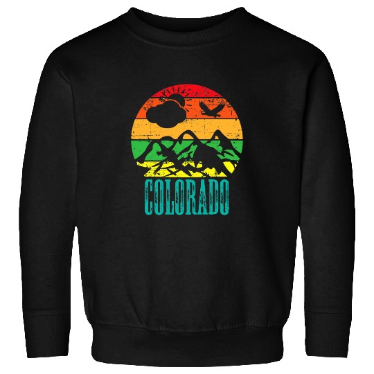 Hiking Hiker Family Vacation Hiking Colorado Mountains Ski Skiing Trip Hike Sweatshirts