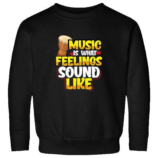 Funny Drummer Bongo Drums Sweatshirts