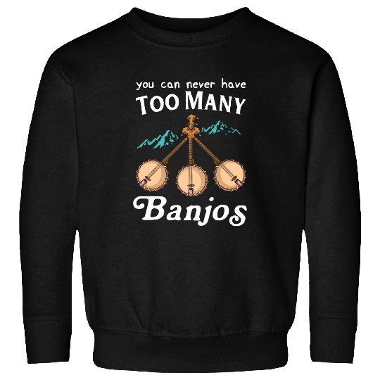 Funny Banjo Gifts For Bluegrass Lovers Banjo Men Women Mandolin Kentucky 2 Sweatshirts