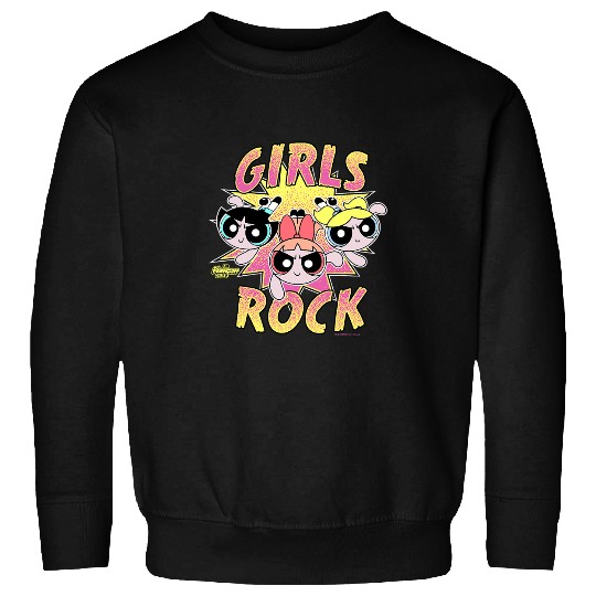 CN The Powerpuff Girls Girls Rock Pop Art Sweatshirts