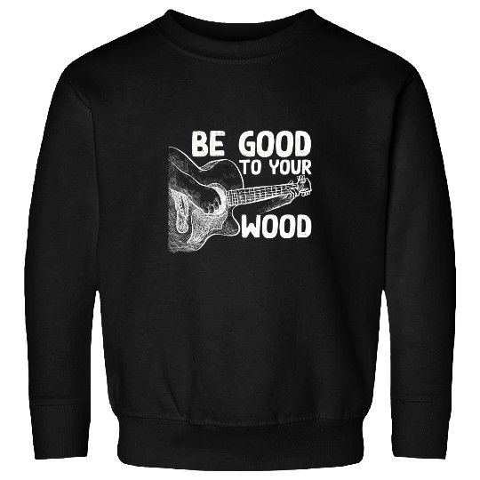 Funny Guitar Classic Rock and Roll Acoustic Guitar Player Sweatshirts