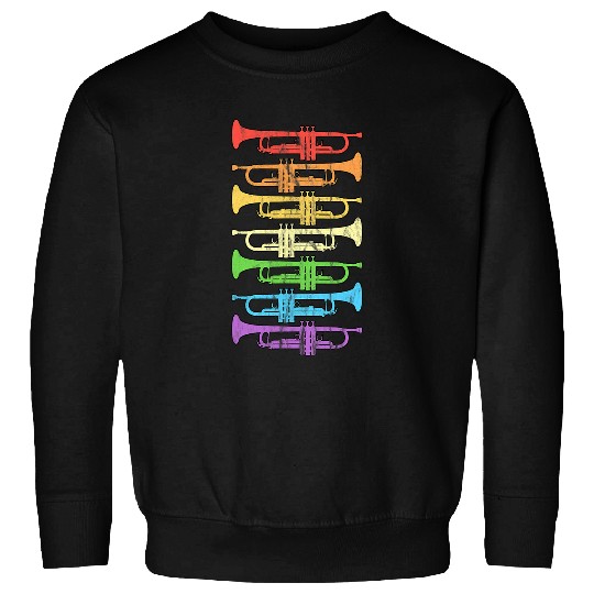 Funny Trumpet Trumpets Retro Vintage Sweatshirts