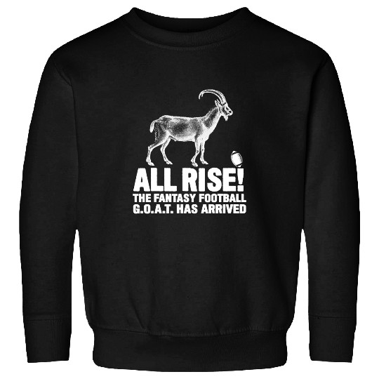 Sport American Football Funny Goats League Champion Fantasy Football Draft Funny All Rise Goats Sweatshirts