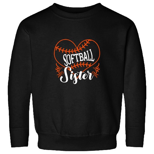 Sport Baseball Softball Sister Baseball Catcher Pitcher Sweatshirts