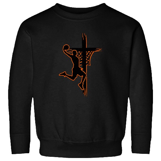 Sport Basketball Christian basketball jesus christ basketball religious funny Sweatshirts