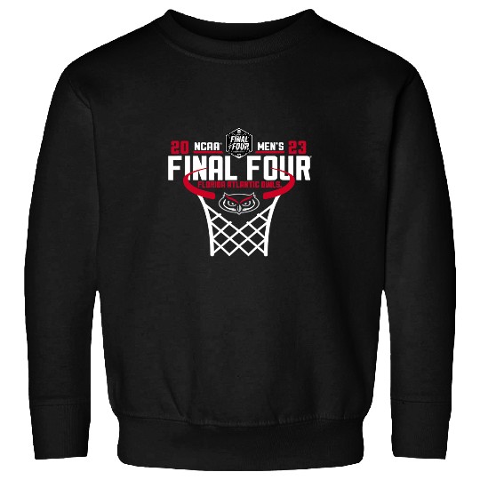 Funny Basketball Florida Atlantic Owls Final Four Basketball Net Navy Sweatshirts