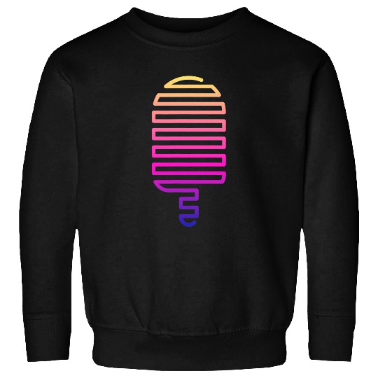 Ice Cream Lover Ice Cream Line Illustration Sweatshirts