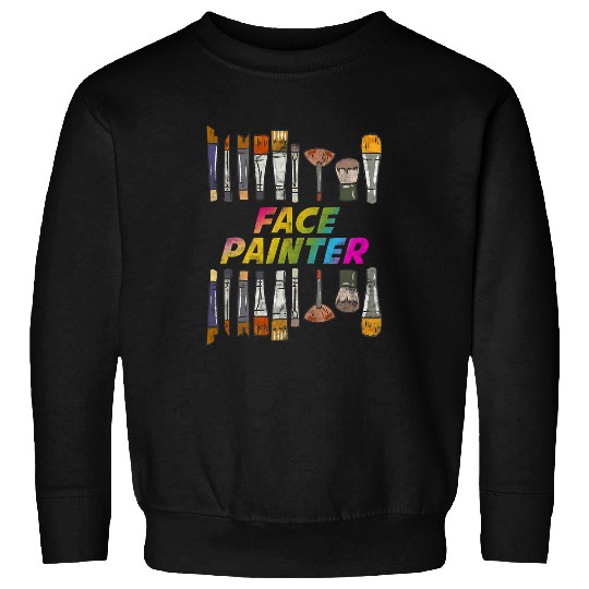 Face Painter Funny Makeup Artist Sweatshirts