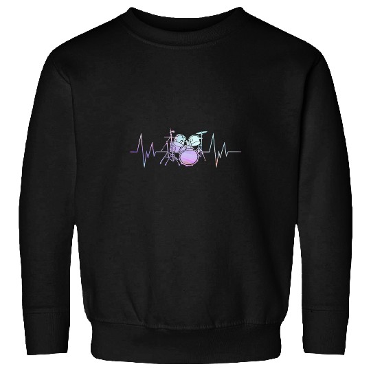 Funny Drummer Kids Drums for kids drummer girls drums kids 3 Sweatshirts