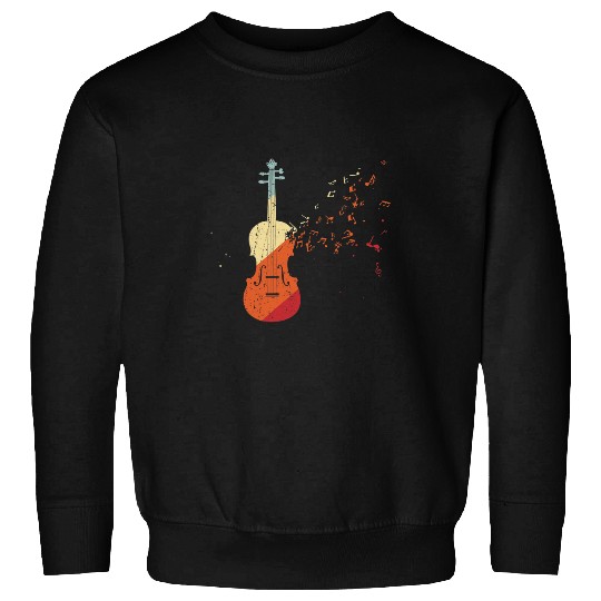 Cello Violin Music Instrument 2Violinist Sweatshirts