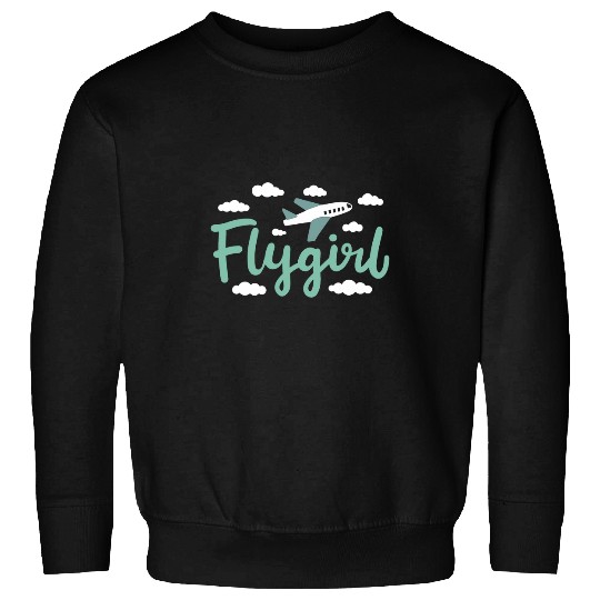 Pilot Girl Flight Attendant Sweatshirts