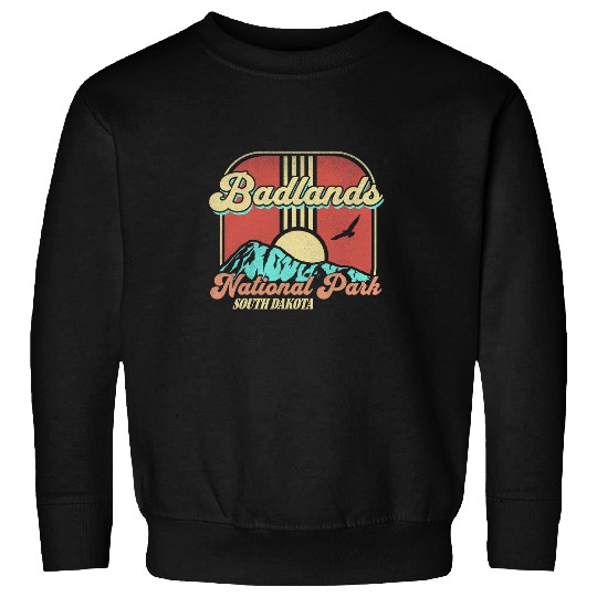 Hiking Hiker Badlands National Park South Dakota Nature Hiking Outdoors Hike Sweatshirts