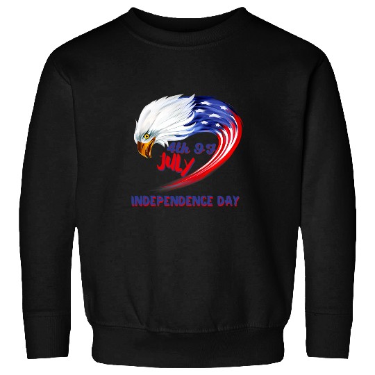 Funny unisex eagle Graphic Tees for 4th of July and Summer Sweatshirts