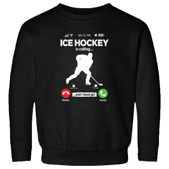Sport Hockey Is Calling Retro Hockey Men Ice Hockey 0 Sweatshirts