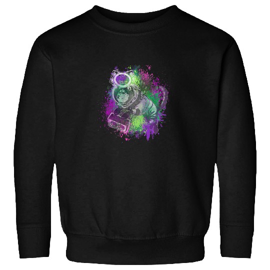 Funny Drummer Astronauthelmet Spaceshuttle Drum n Bass Gabber Frenchcore 13 Sweatshirts