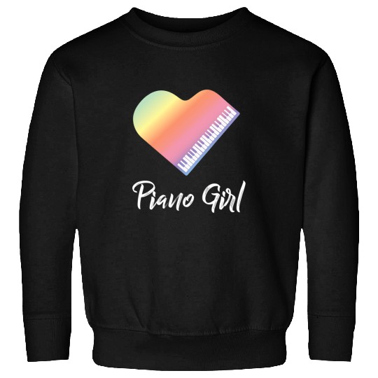 Funny Piano Music Girl Pianist Classical Music Concert Orchestra Gift Sweatshirts
