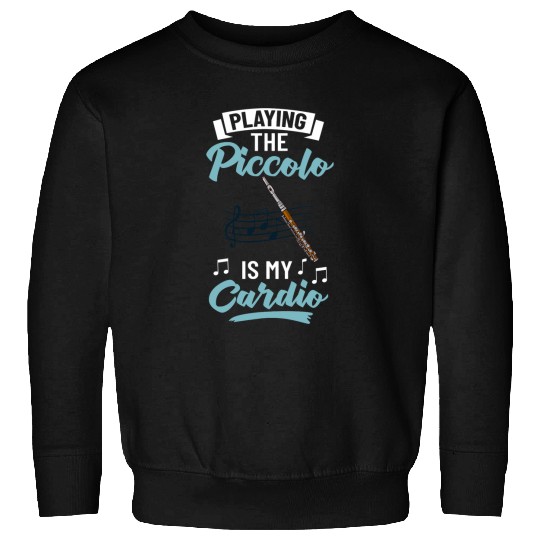 Funny Flute Piccolo Instrument Music Flute Player Beginner Lesson 1 Sweatshirts