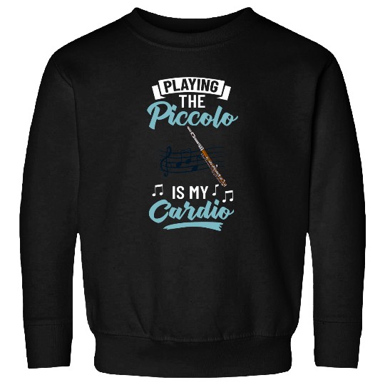 Funny Flute Piccolo Instrument Music Flute Player Beginner Lesson 1 Sweatshirts