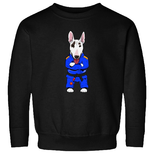Bull Terrier Pet Brazilian Jiujitsu Master bull terrier BJJ Sweatshirts
