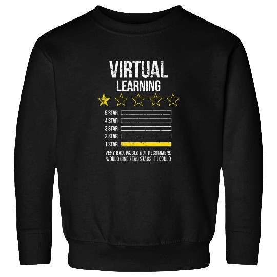 I Survived Virtual Learning 1 Star Rating Student Sweatshirts