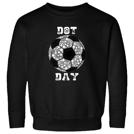 Sport Soccer Dot Day Soccer Ball Kids Boys Girls Sweatshirts