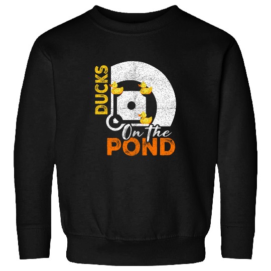 Sport Baseball Ducks on the Pond Baseball Field Softball Saying Graphic Sweatshirts