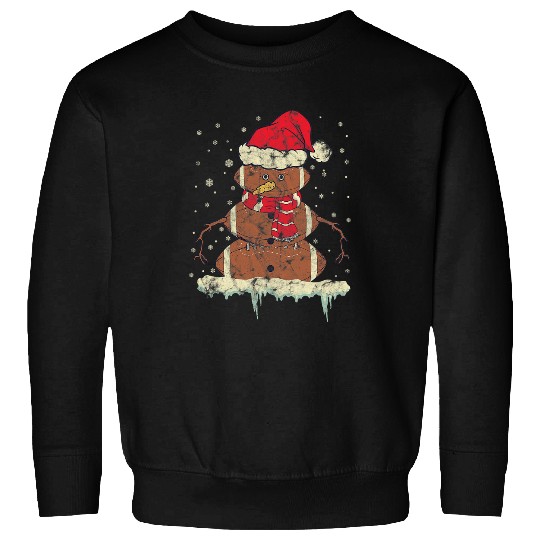 Sport American Football Christmas Snowman American Football Sport Sweatshirts