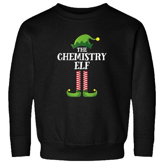 Chemistry Elf Matching Family Group Christmas Party Pajama Sweatshirts