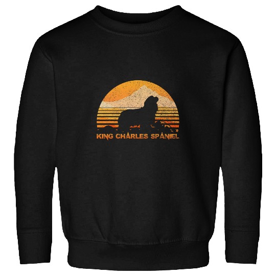 Cavalier King Charles Spaniel Pet Funny Lover vintages Retro Sweatshirts