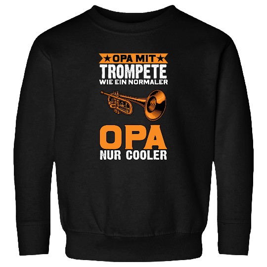 Funny Trumpet Mens Trumpeter Grandpa Trumpet Grandad Grandpa Grandpa Grandpa Sweatshirts