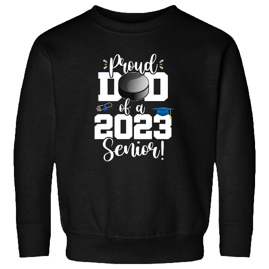 Sport Hockey Mens Ice Hockey Dad Senior Year Class of Senior Sweatshirts