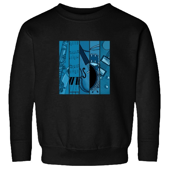Funny Saxophone Jazz Musician Saxophonist Pianist Bassist Music Teacher Sweatshirts