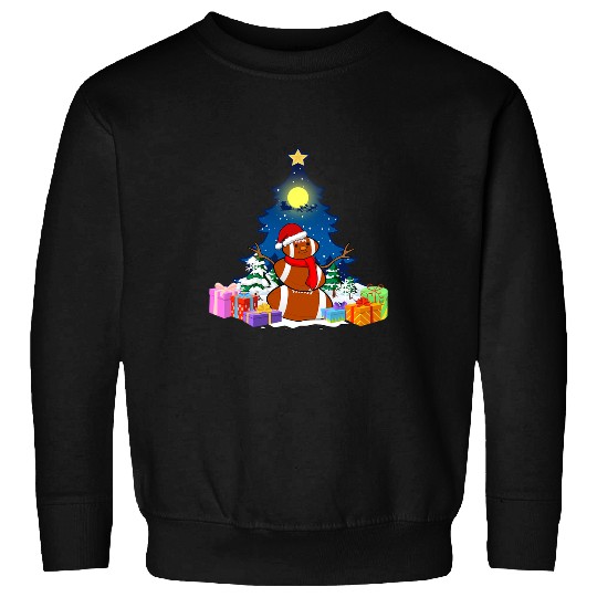 Sport American Football Funny Christmas American Football Snowman Game Day Matching Sweatshirts