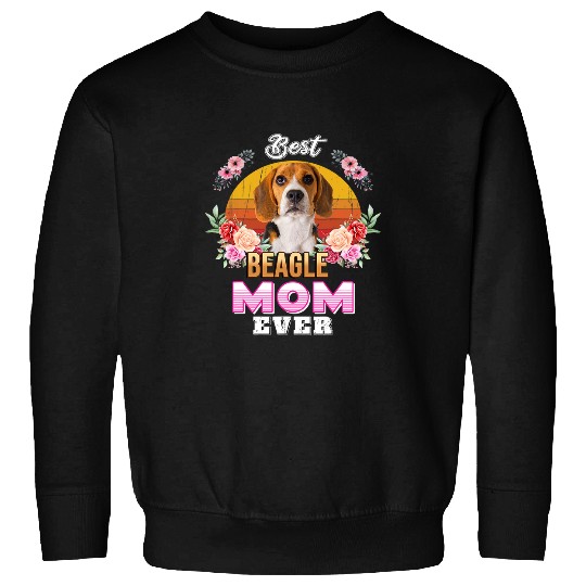Beagle Pet Vintage bests Beagle Mom Ever Mothers Day For Dog Mom Sweatshirts