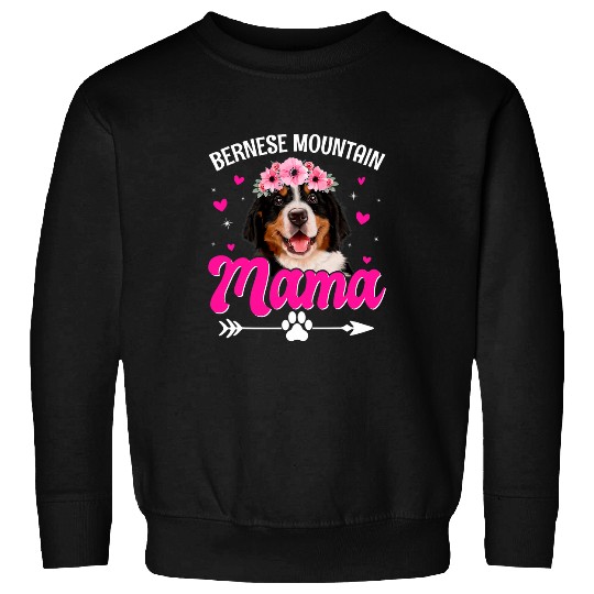 Bernese Mountain Pet Cute Bernese Mountain Mama Dog Mom Mommy Mothers Day Sweatshirts