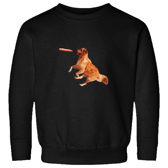 Golden Retriever Pet Frisbee graphic shot waterfowl Sweatshirts