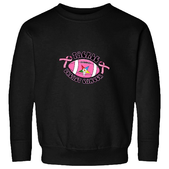 Sport American Football OES Football Tackle of Eastern Star Breast Sweatshirts