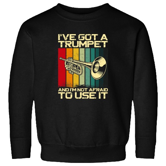 Funny Trumpet Player vintages Retro Ive Got A Trumpet And Im Not Sweatshirts