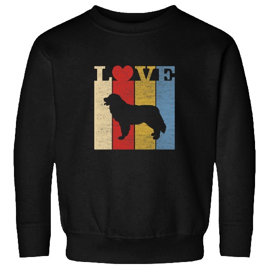 Bernese Mountain Pet Dogs 365 Retro Love Bernese Mountain Dog Vintage Sweatshirts