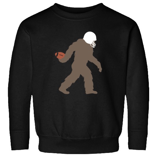 Sport American Football bigfoots Playing Football Funny Sasquatch American Football Sweatshirts