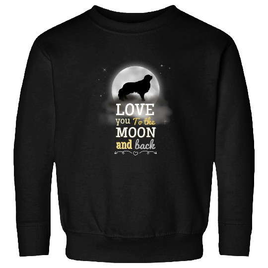 Cavalier King Charles Spaniel Pet English Toy Spaniel Love To The Moon Sweatshirts