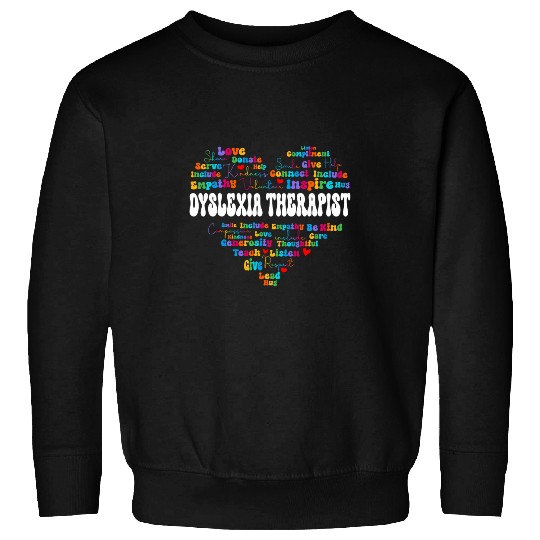 Cute Dyslexia Therapist Appreciation Week back to school Sweatshirts