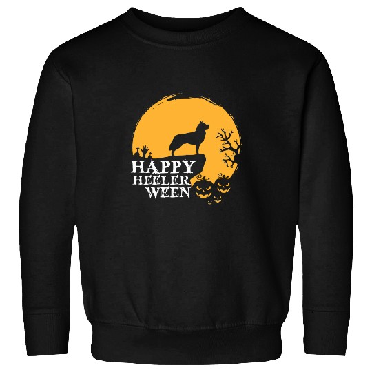 Heeler Pet Happy Heelerween Blue Heeler Halloween Costume Heeler Dog 3 Sweatshirts