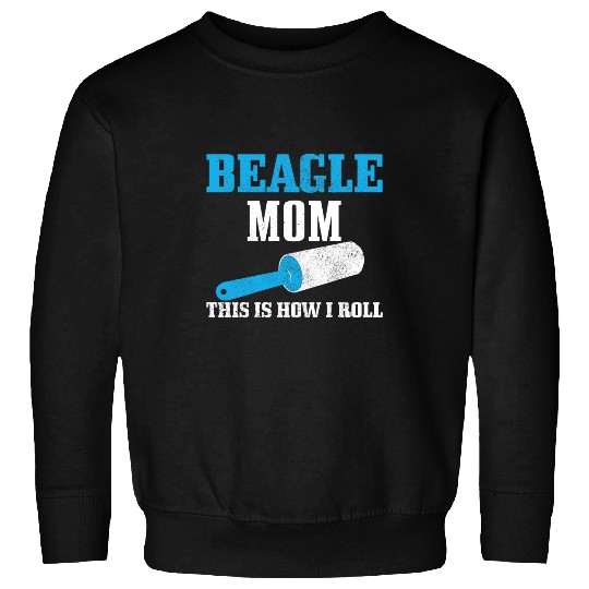 Beagle Pet Womens Beagle Mom Dog Hair Funny Beagle Mama Sweatshirts