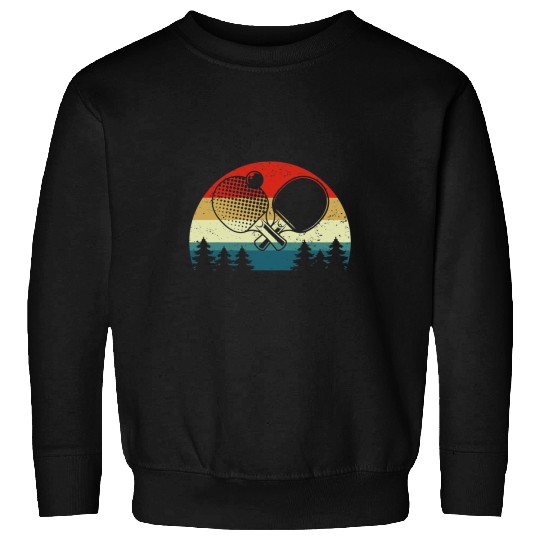 Sport Ping Pong Retro Ping Pong Lovers Table Squash Headis Table Tennis 2 Sweatshirts