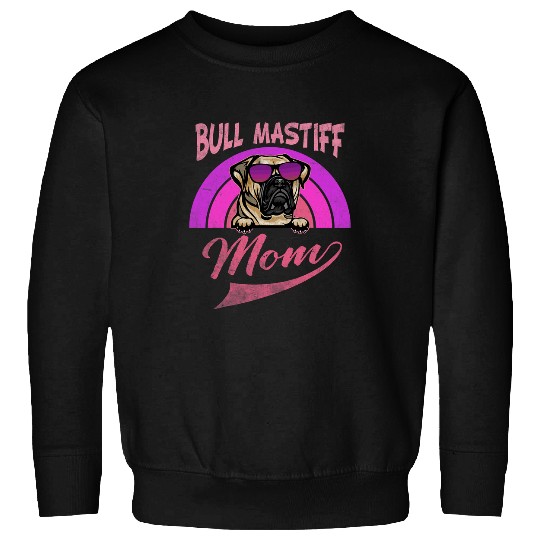 Bull Mastiff Pet Vintage Bull Mastiff Mom Mothers Day Sweatshirts