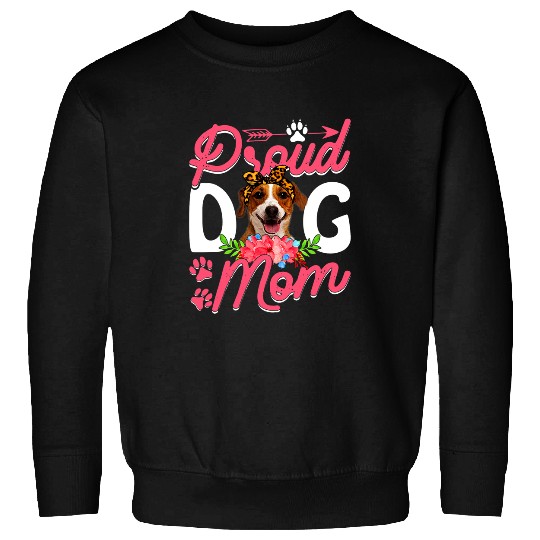 Jack Russell Pet Cute Proud Jack Russell Terrier Dog Mom Funny Mothers Day Sweatshirts